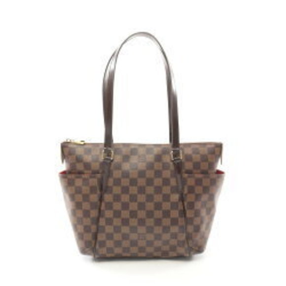 Louis Vuitton Totally Tote Bag Leather Damier Brown - Picture 1 of 8